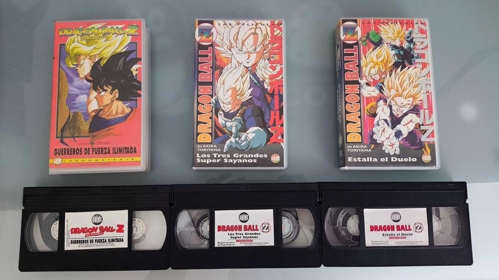 Dragon Ball / Dragon Ball Z – Lote de 12 VHS Originais Anime Video (Anos 90)