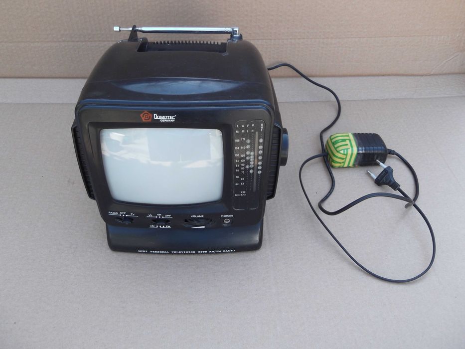 Мини ч/б телевизор с радио Domotec ms-6100