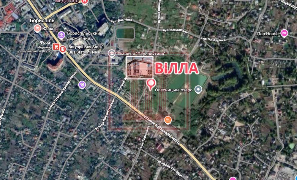 ‼️Без комісії‼️Сучасна 2-поверхова вілла в центрі м. Бориспіль вул. Кальміуська 110м² біля Олесницького озера