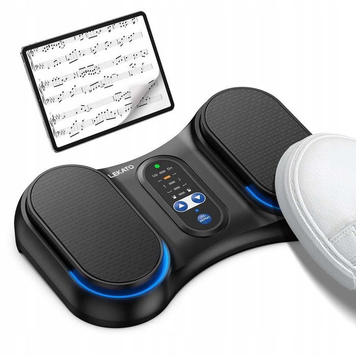 LEKATO WT-3 Pedał Bezprzewodowy Bluetooth Przełącznik Stron do iPada Tekstu
