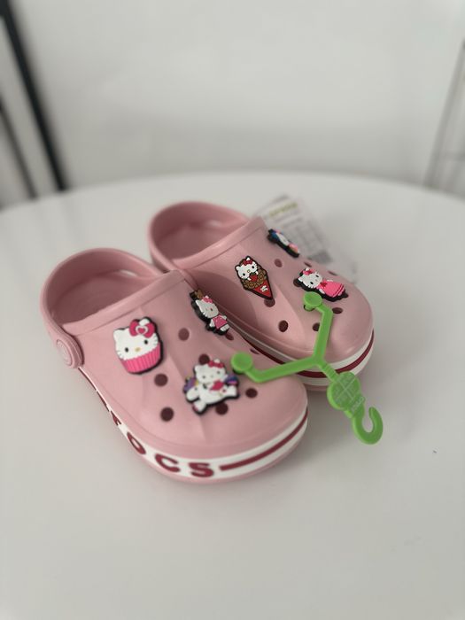 Рожеві крокси Crocs Bayaband C8 C9 C10 C11 C12 C13 J1 J2 J3