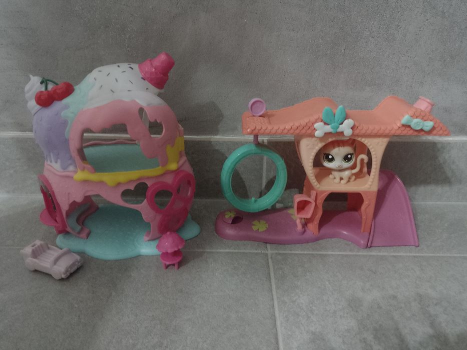 Hasbro wesoły plac zabaw littlest pet shop i lodziarnia