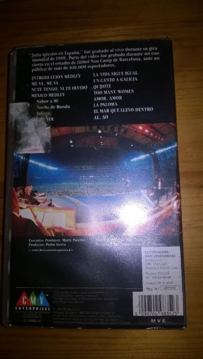 Concerto de Julio Iglesias em Espanha - VHS