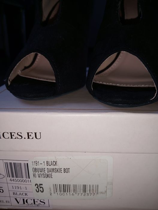 Botki letnie, bez palca