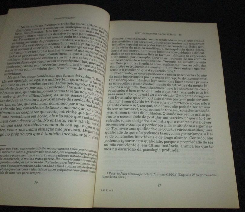 Livro A Estrutura da Personalidade Psíquica e a Psicopatologia Freud