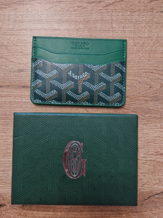 Portfel cardholder goyard zielony