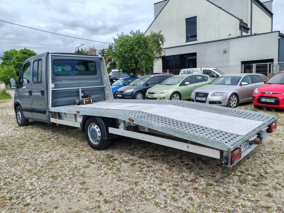 Opel Movano 2.5 CDTI (120 KM) AUTOLAWETA, DUBEL, Hak 3.5 T, 2007 r