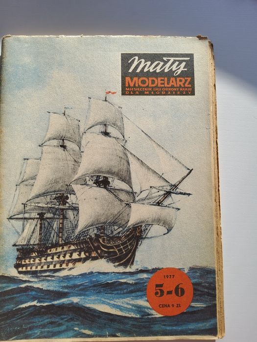 Mały Modelarz Żaglowiec Victory 5-6/1977