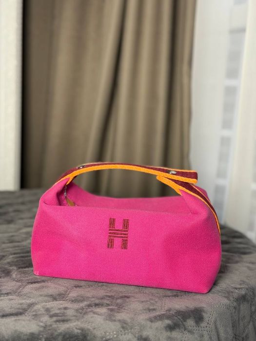 Косметичка Hermes розовая