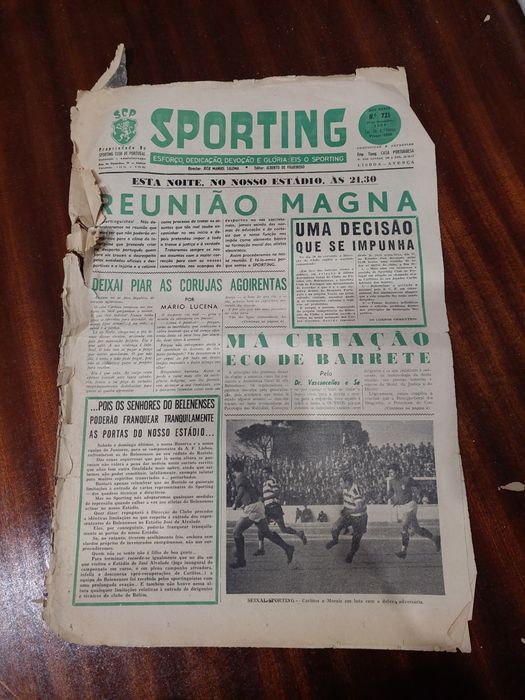 Jornais sporting anos 60