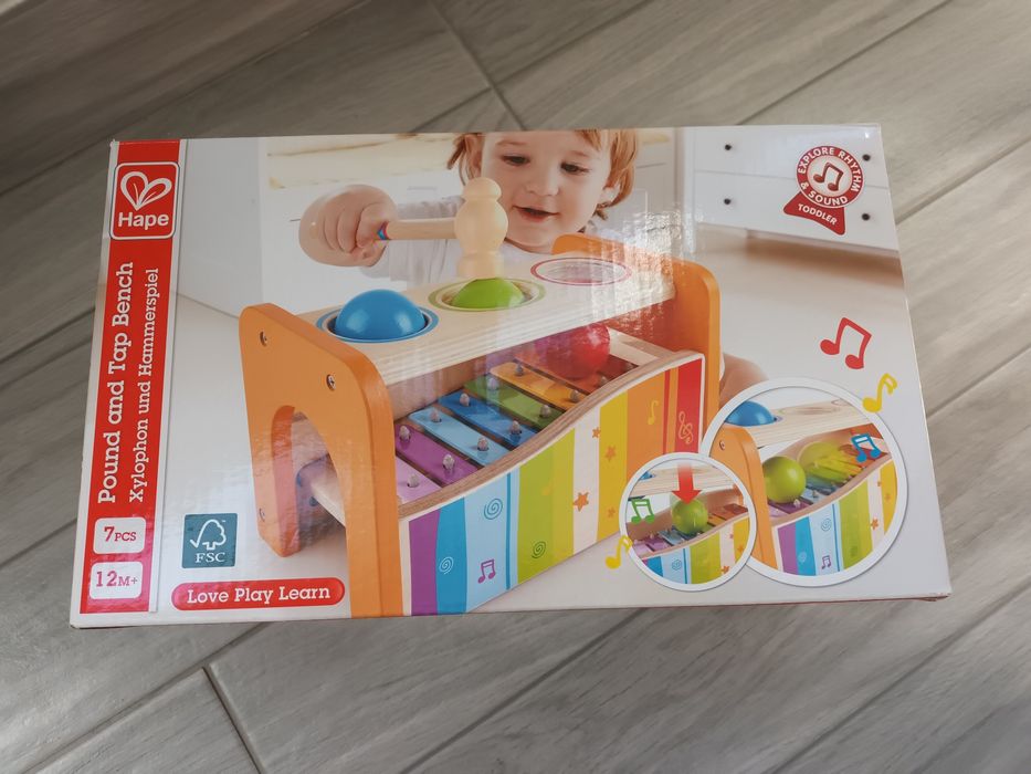 Hape Pound and Tap Bench  Novo 12M+


+3
Este brinquedo é o Hape Pound