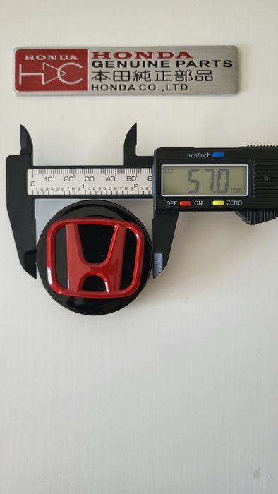 Nowe kapsle/dekielki do felg Honda 57/58mm (cena za 2 komplety!)