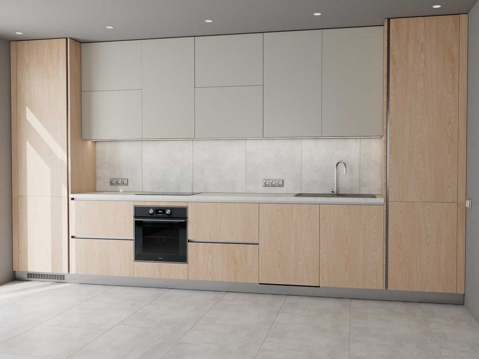 Кухня з Gola ручкою до стелі: 17 000 грн. - Кухонні меблі Київ на Olx