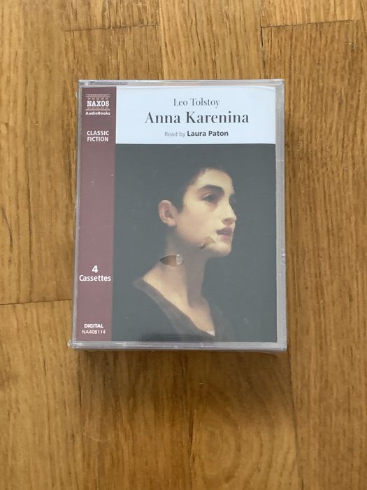 Audiobook em cassete Anna Karenina