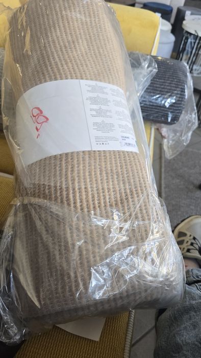 Narzuta 200x220 beż 50% bawełny