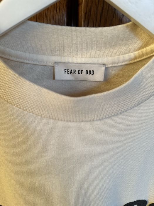 Fear of God Off-White Relaxed Disciples T-shirt Oat | ssense.com