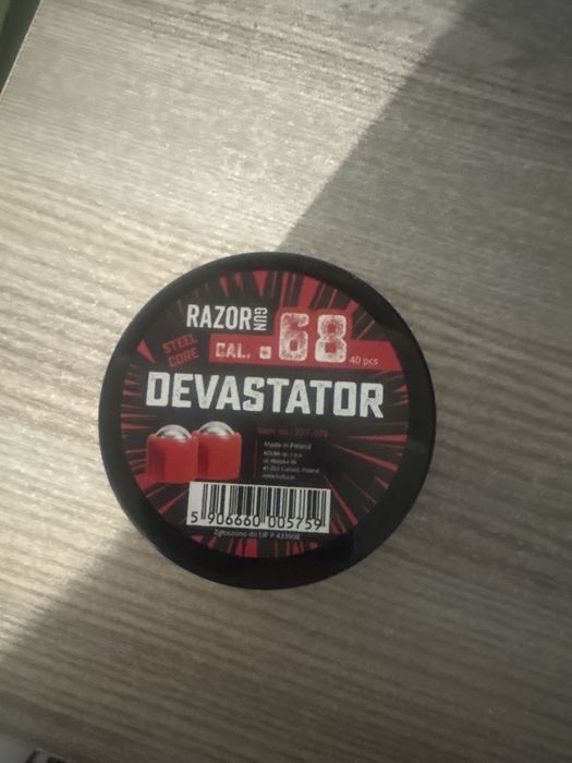 Kule devastator cal.68 40 sztuk nówki