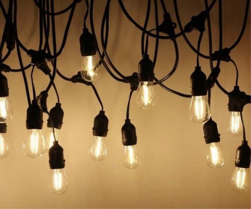 якісна гірлянда 10 ламп вулична гирлянда 10 ламп уличная