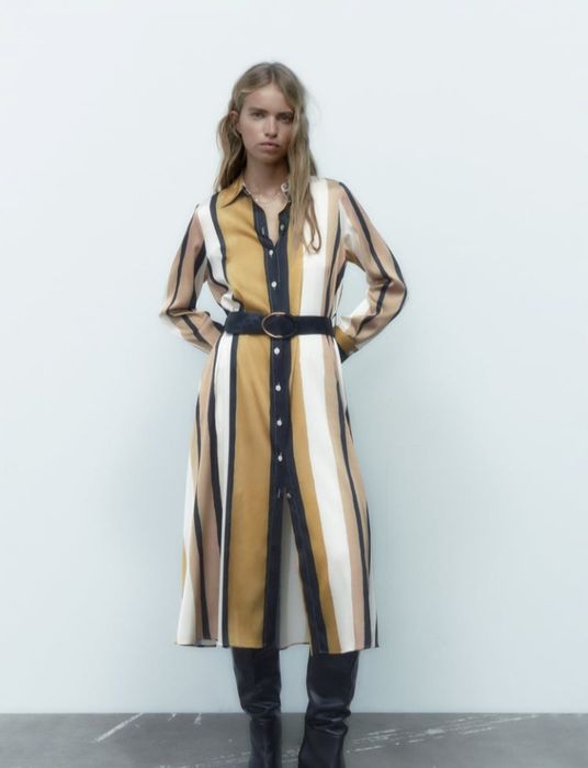 Нове шовкове плаття zara