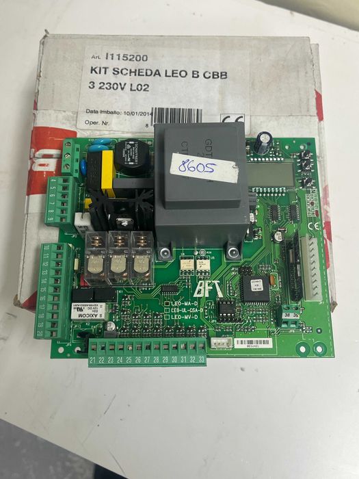 Placa Eletrônica Central de Comando BFT LEO B CBB 230V Original – usada a funcionar para portao de correr