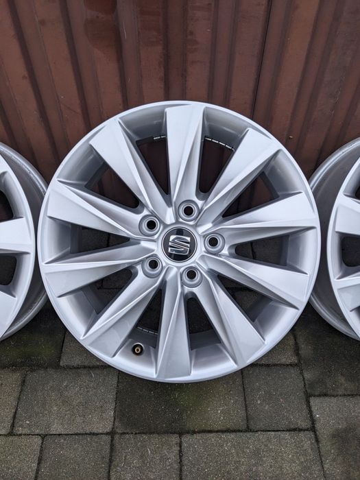 NOWE Oryginalne Alufelgi Seat 5x112 Ateca Leon Skoda Vw 6Jx16 ET43 575