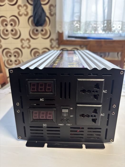 Inversor 24v para 220v - 8000W - Onda Pura