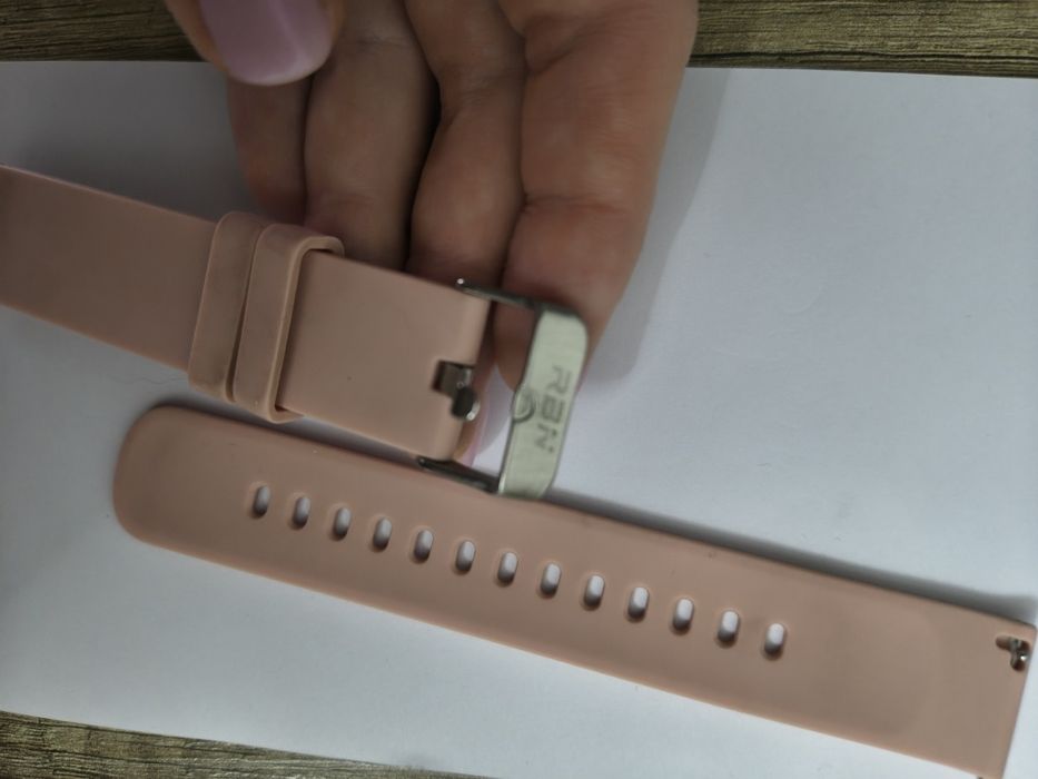 Pasek silikonowy do zegarka smartwatch i ładowarka Rbn