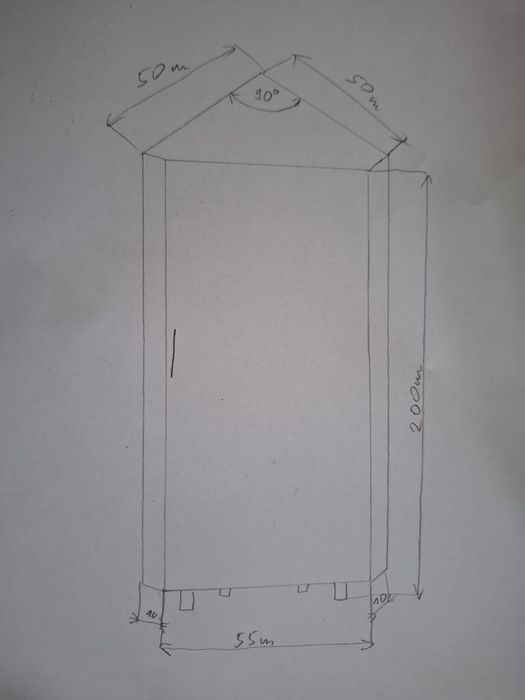 Meble do salonu. Witryna- barek + pod TV + komoda