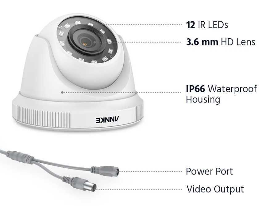 Dome Video Surveillance System * 5 MP * [4 / 8 Cameras]64740287915265123