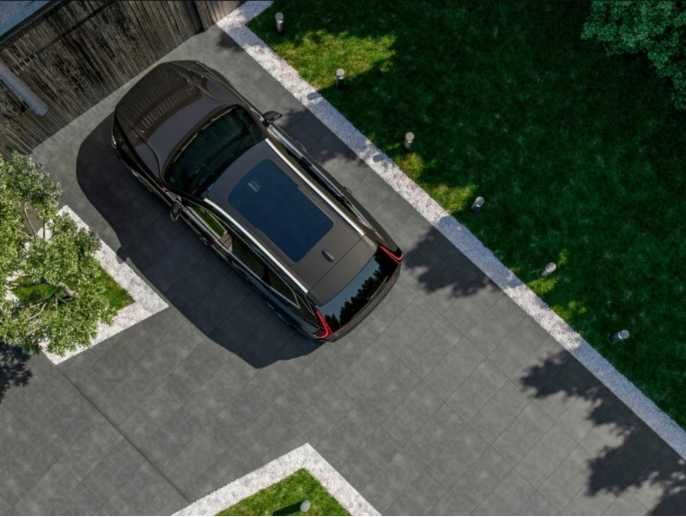 STARGRES Gres 2 cm na Taras Ogrodowy 60x60 PIZARRA ANTRACAITE