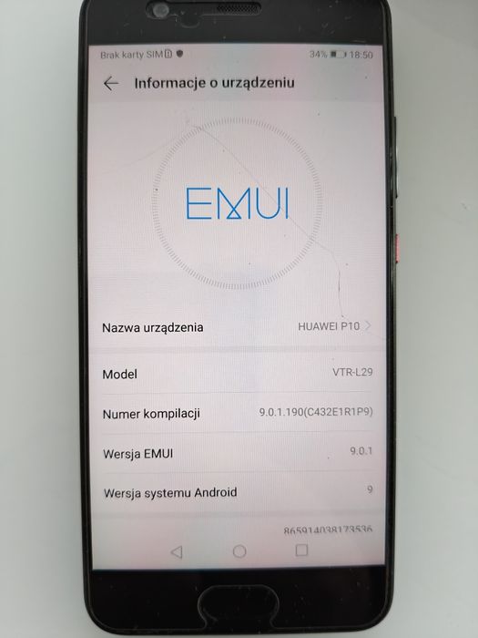 Smartfon Huawei p10