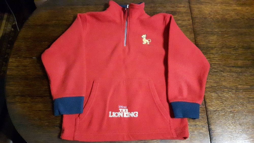 Polar chłopięcy z motywem króla lwa