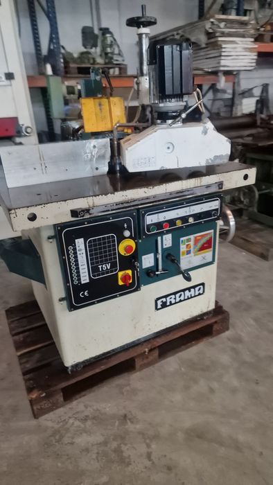 Tupia frama t5v com alimentador maquinas de carpintaria