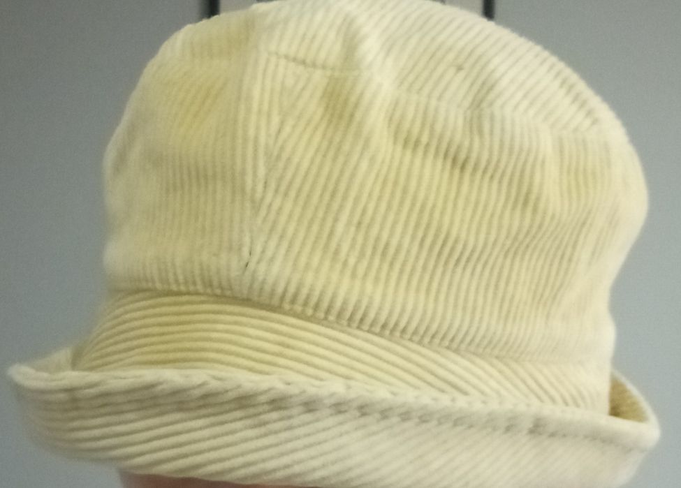 Czapka, bucket hat, ze sztruksu, rozmiar L