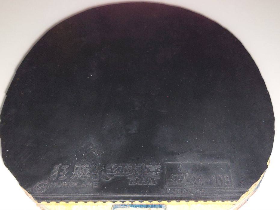 Borrachas tenis mesa DHS hurricane 3