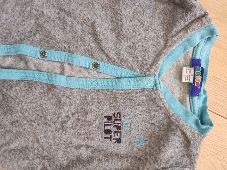 Pajacyk lupilu z cienkiego polarka, rozmiar 68 cm