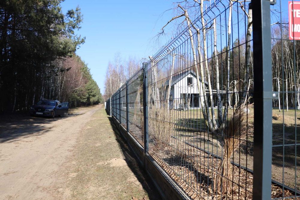 Ogrodzenie panelowe ø 4,0mm, H-153 cm + podmurówka 25cm