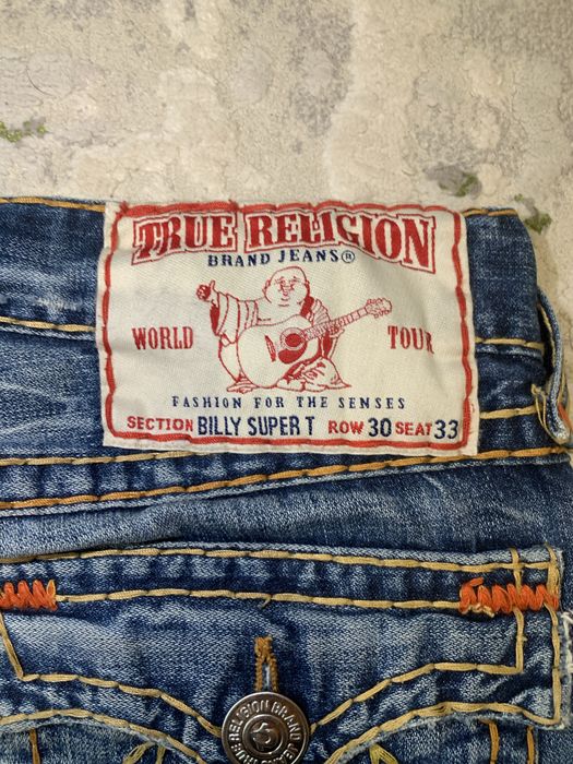 True Religion Billy super T patent pending jeans flared