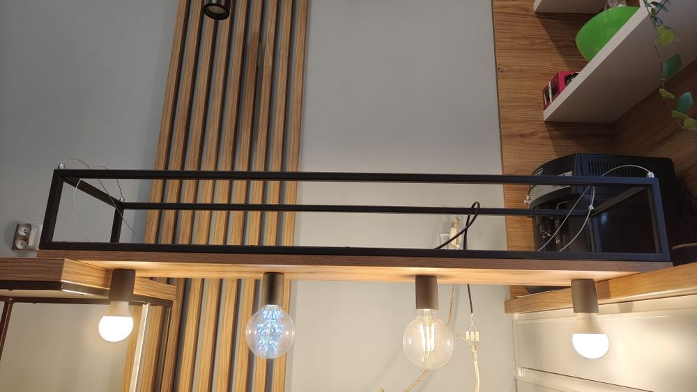 Lampa , kwietnik wisząca, nad stół wyspę, loft, industrial.