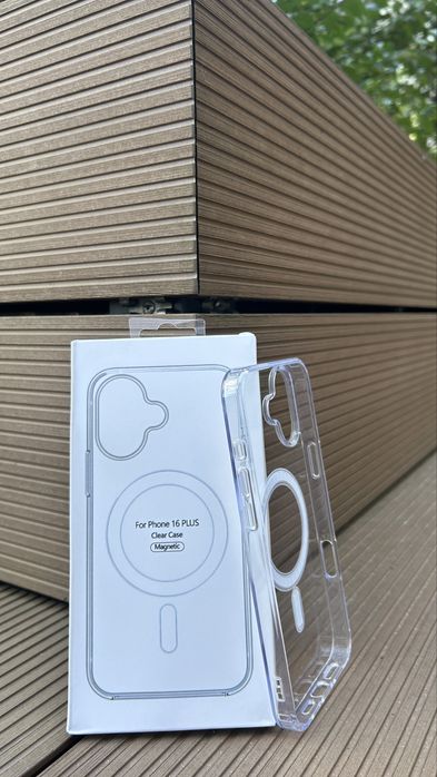 Silikonowe Przezroczyste Magsafe Etui do Iphone 16 Plus