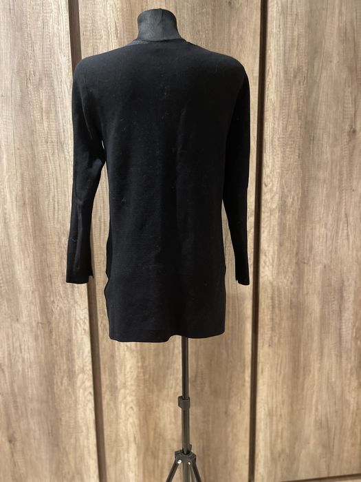 Czarna bluzka z dzianiny