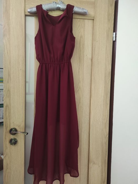 Sukienka MIDI bordo