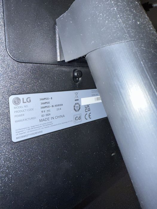 Monitor LG 34WP500-B ultra wide 34””