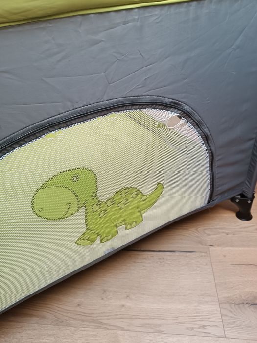 CONTI Kojec dla dziecka turystyczny 90x90 zielony