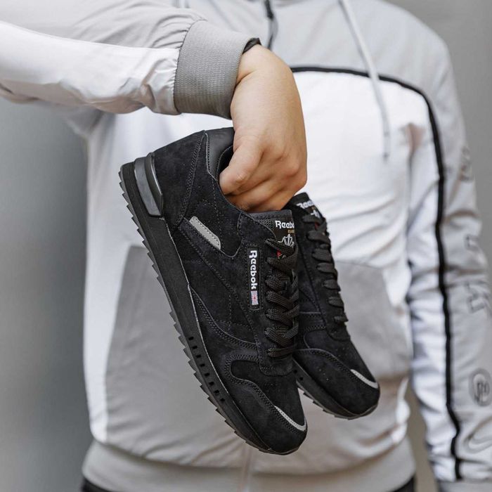 Кросівки Reebok Classic Suese Black premium