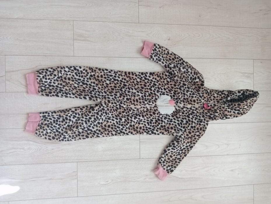 Флисовый комбинезон тигровый