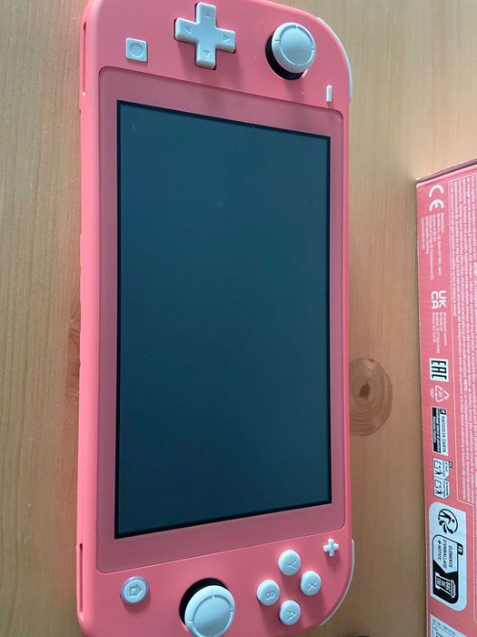 nintendo switch lite rosa