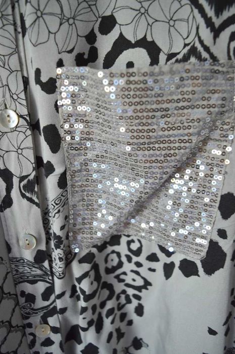 Koszula wzorki cekiny L 40