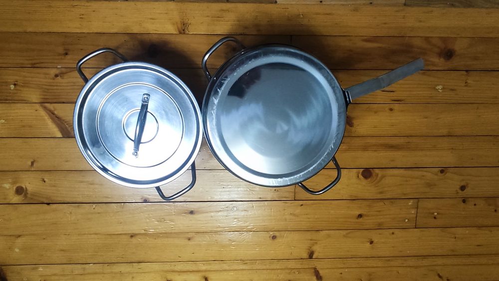 Кухонні набір посуду з нержавіючої сталі