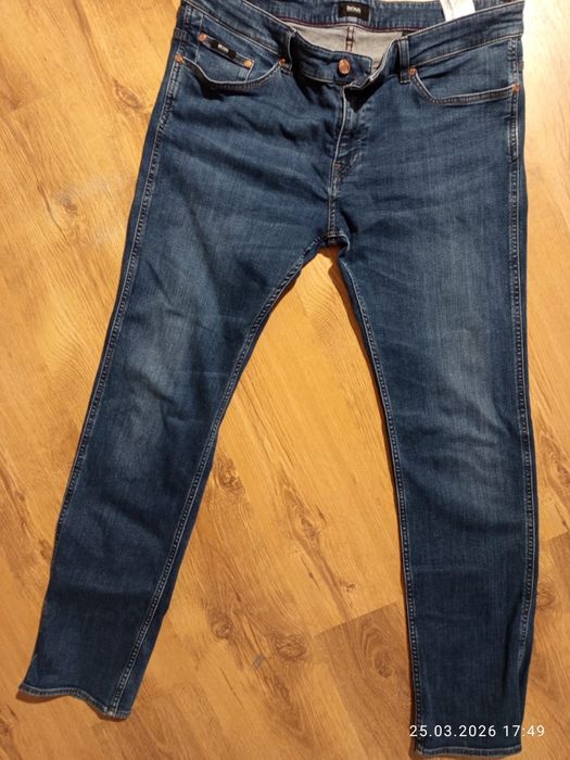 Hugo Boss nowe oryginalne stretch elastyczny jeansy męskie